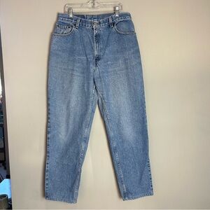Levi’s 550 Relaxed Fit Tapred Leg High Rise Cotton Medium Wash Jeans Size 30